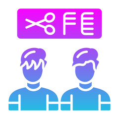 Barber clients Icon