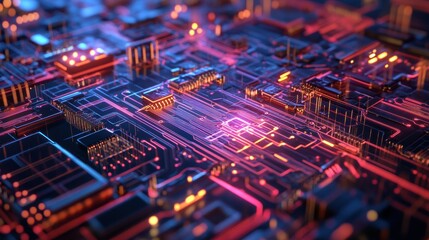 Obraz premium Quantum Computing AI Generating Deep Learning Insights - Image 3