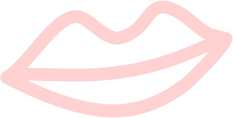 lip cute decorations pastel doodle