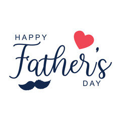 Happy Father’s Day Calligraphy design vector. Vector illustration.