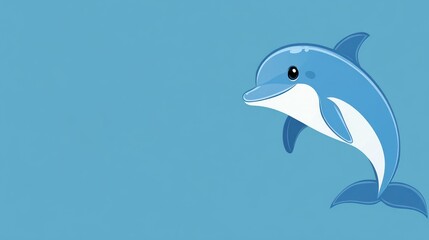 Obraz premium Cute dolphin illustration