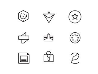 GDPR Compliance Concept Vector Outline Design