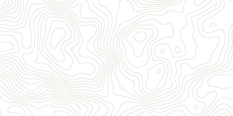 Abstract lines background. Contour maps. Topo contour map on white background. Abstract background with waves Geographic mountain relief.
