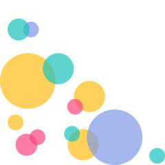 Transparent Bubbles Corner