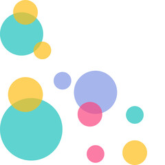 Transparent Bubbles Corner