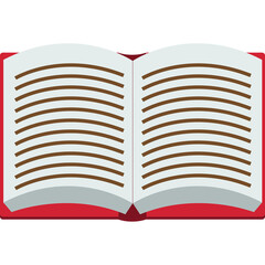 Illustration of an Open Book