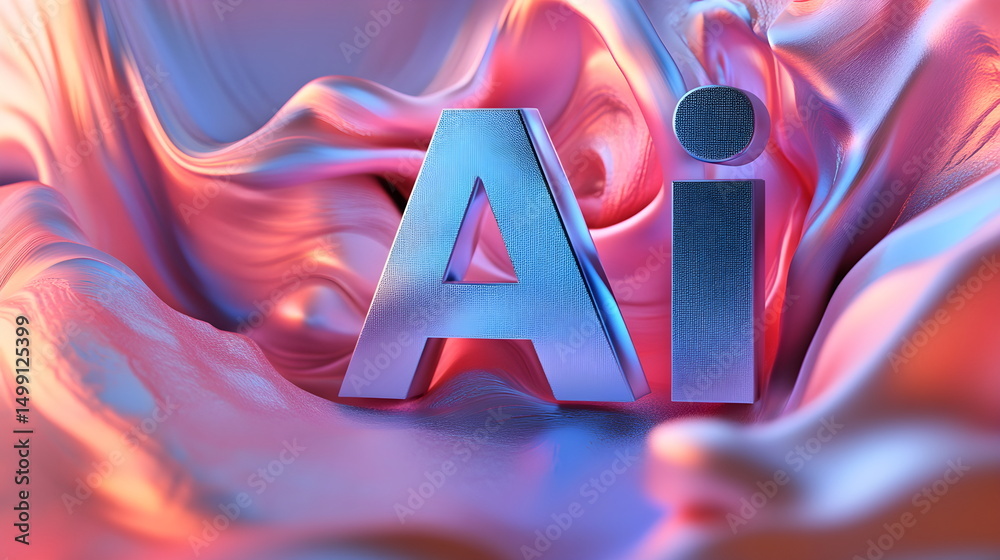 Fototapete 3d text 