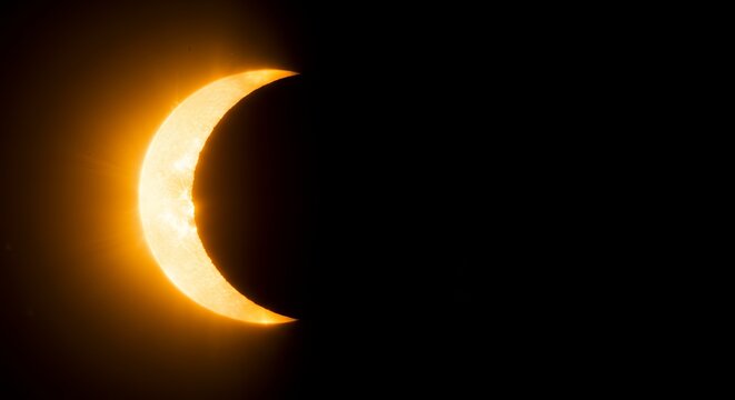Solar Eclipse Crescent
