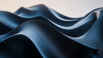 Obraz premium Abstract Blue Wave Background.