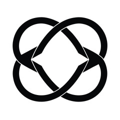 Red circle warning sign of no peace symbol vector illustration