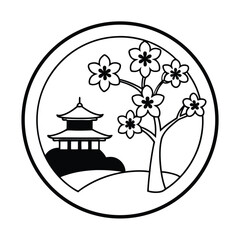 Japanese Cherry Blossom Garden