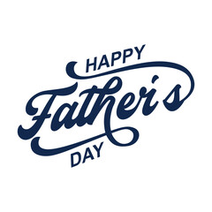 Happy Father’s Day Calligraphy design vector. Vector illustration.