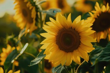 Obraz premium sunflower in the field