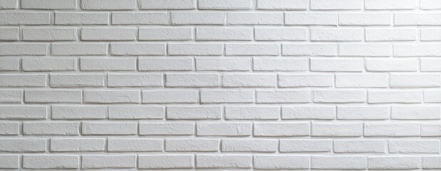 Naklejka premium The White Brick Wall with a Clean and Modern Aesthetic Look
