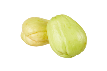 chayote fruits isolated on white or transparent png