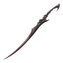Obraz premium An ornate fantasy dagger Isolated on a Transparent Background