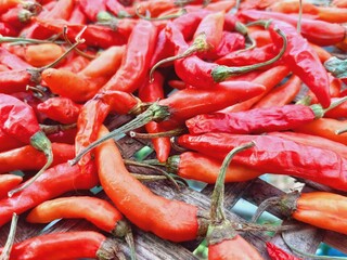 Dried chili for food preservation