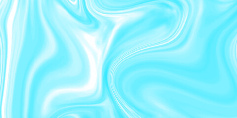 Abstract light blue liquid marble surfaces background design. ink backdrop with wavy pattern. modern background design with luxury cloth or liquid wave or wavy folds of grunge silk texture.