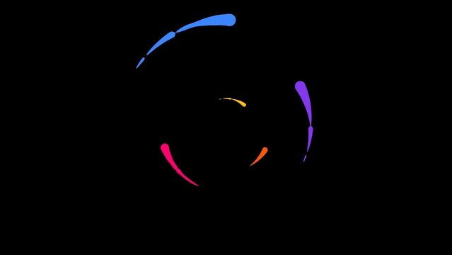 Colorful Particle Element Overlay