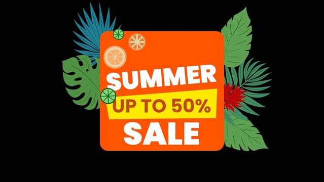 Summer Beach Fashion Promo Pop Up