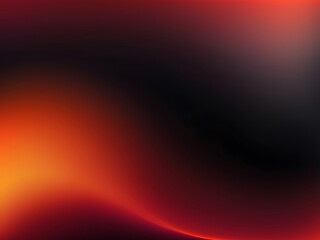 Modern dark abstract background with glowing red waves, smooth gradient texture, curved lines and dynamic design elements, perfect for templates, wallpaper or art layout ai