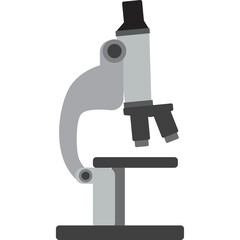 Illustration of a Microscope for Science Research