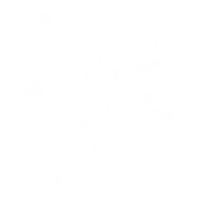 Star Bokeh Effect with Blurred Glow On Transparent Background