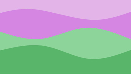 Obraz premium Minimalist layered background in green and purple tones