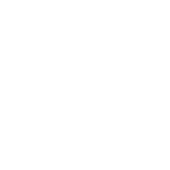 Star Bokeh Effect with Blurred Glow On Transparent Background