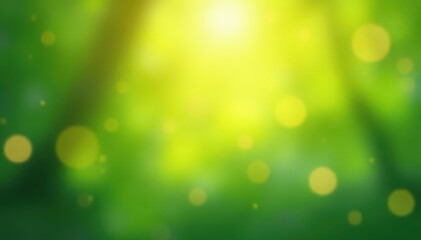 Obraz premium Soft focus, pastel yellow-green fisheye bokeh, low light , photography, elegant