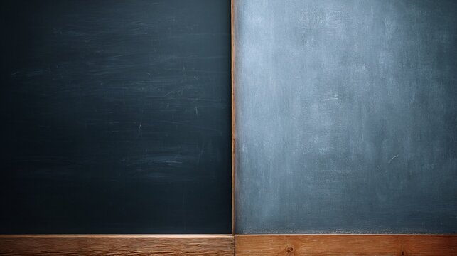 Addressing education inequality a split chalkboard illustration for classroom environments