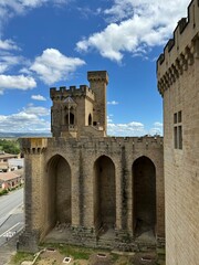 Vue d'Olite et d'une partie du Palais Royal depuis les tours