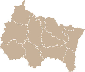 Carte région Grand Est