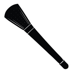 black paint brush