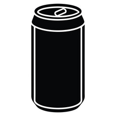 soda can isolated on white