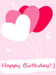 Happy Birthday greeting card in vector