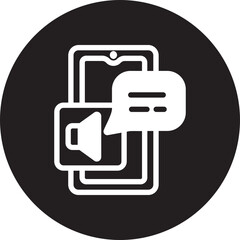 electronic reader glyph icon