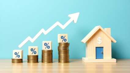 Increasing home value with rising interest rates.