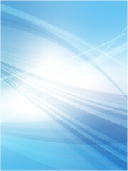 未来的なイメージの波形アブストラクト背景_水色