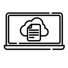 cloud computing concept illustration
