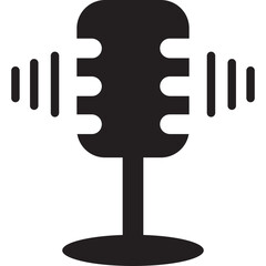 Podcast Microphone Icon