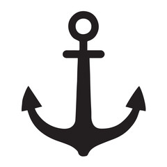  Anchors icon . Nautical signs. vector illustration.