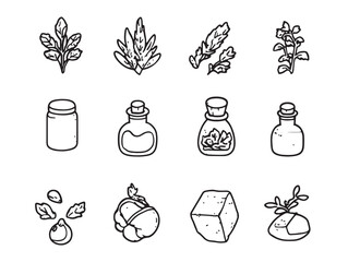 Clean Her Bed Butter Line Art Artistic Linear Vector Drawing