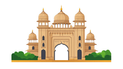 Obraz premium Illustration for telangana formation day with grass on white background