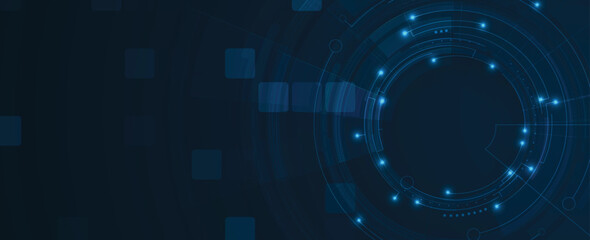 Cloud concept technology background and network security