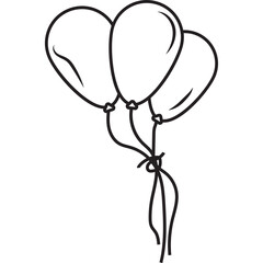 Hand Drawn Birthday Party Element