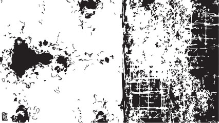Fototapeta premium Grunge black and white texture with abstract distressed effect. Abstract noise background. Grunge texture.