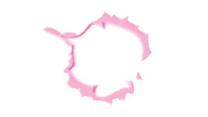 pink paint splashes collide