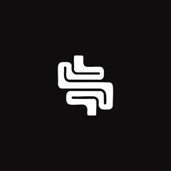 Human Colon icon logo flat vector design