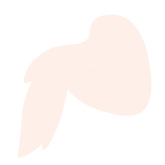 Chicken Meat Flat Illustration 